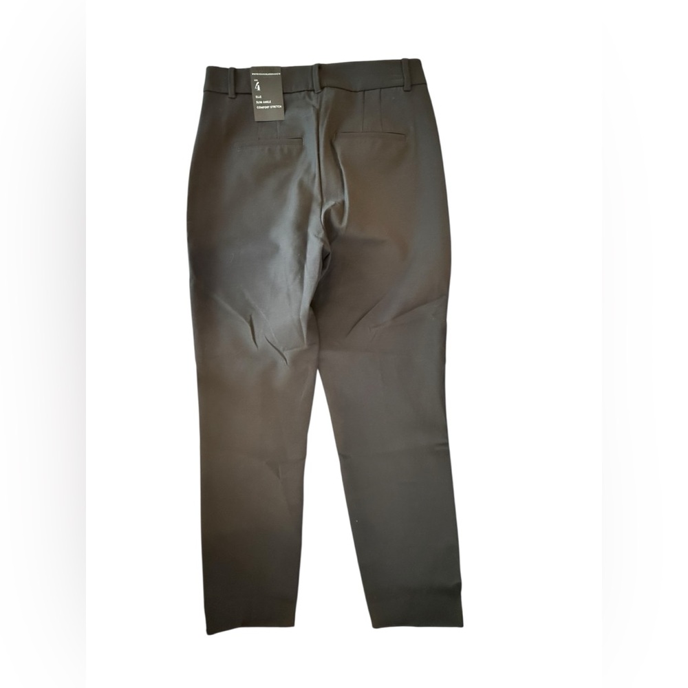 White House Black Market Black Slim Straight Trousers - Picture 7 of 8
